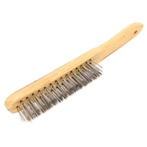 0002780 wire brush stainless steel 3 row
