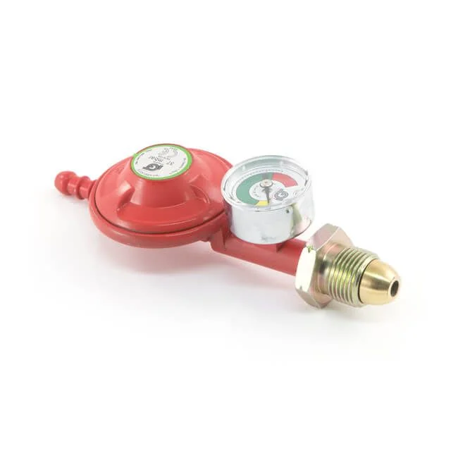 pol x hose nozzle propane single stage low pressure regulator w gauge 2 min 23143 P 1