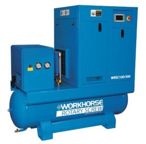 0007992 workhorse screw compressor 20hp 300l cw dryer