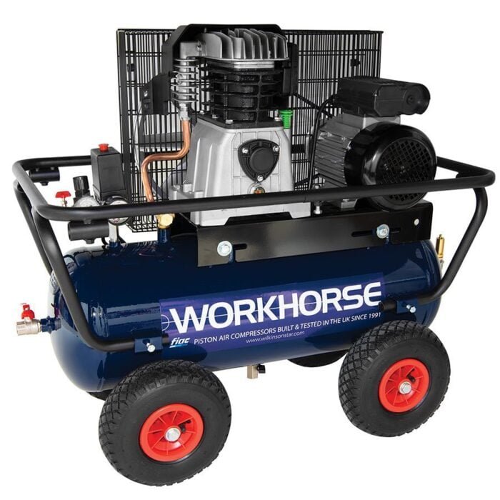 0011036 workhorse air compressor 3hp 50l 110v crash bar