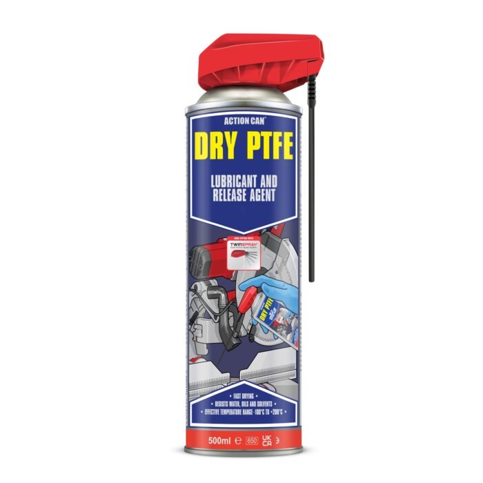 DRY PTFE TwinSpray Lubricant Release Agent 33323 scaled