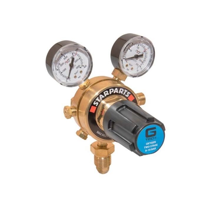 0011024 oxygen regulator two stage 2 gauge 300 bar