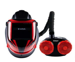 Navishock S4 Welding/Grinding Helmet Bundle with Airkem Unit