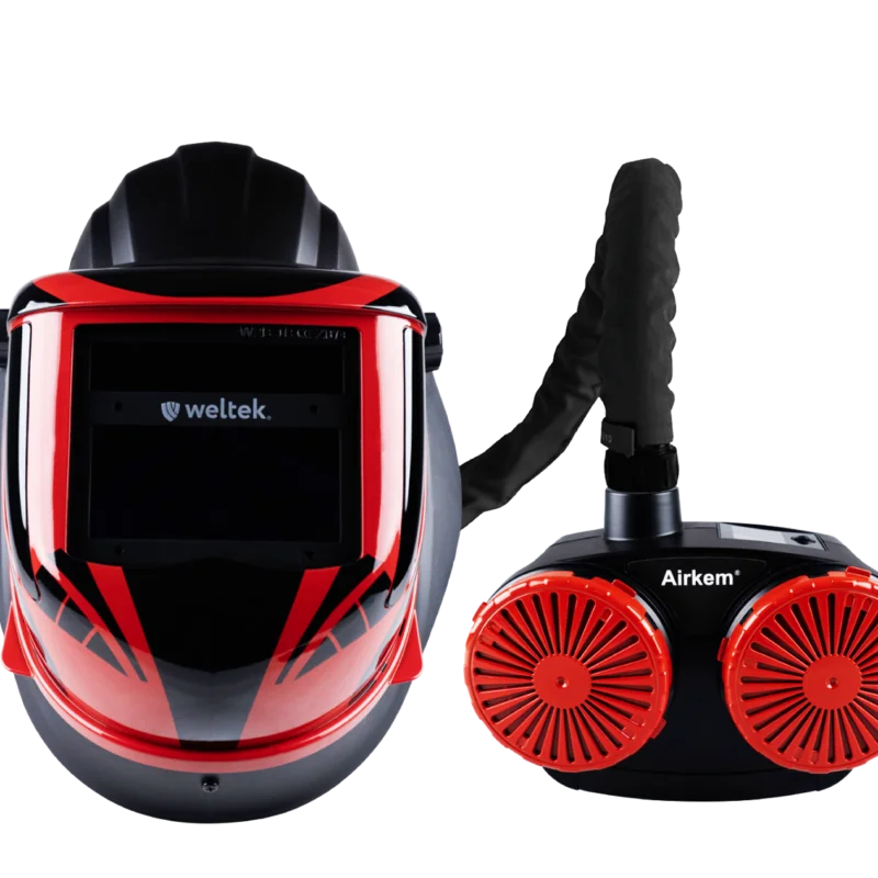 Navishock S4 Welding/Grinding Helmet Bundle with Airkem Unit