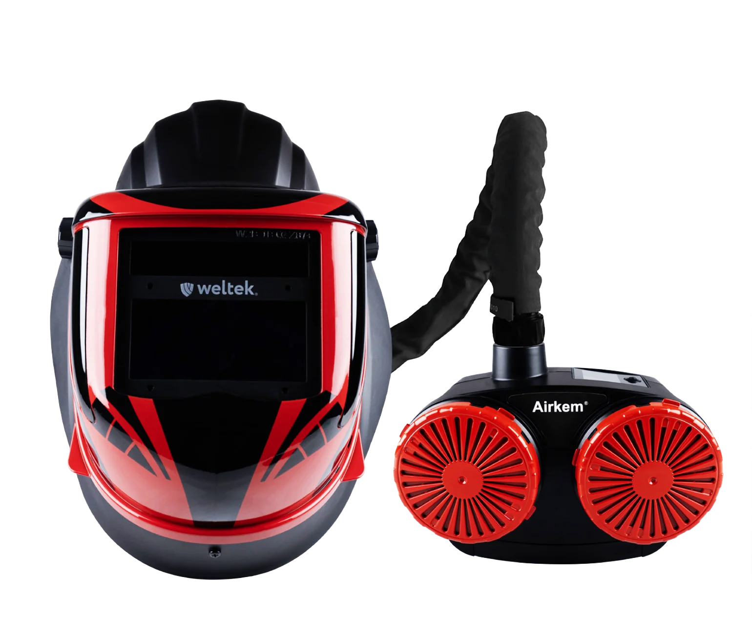 Navishock S4 Welding/Grinding Helmet Bundle with Airkem Unit