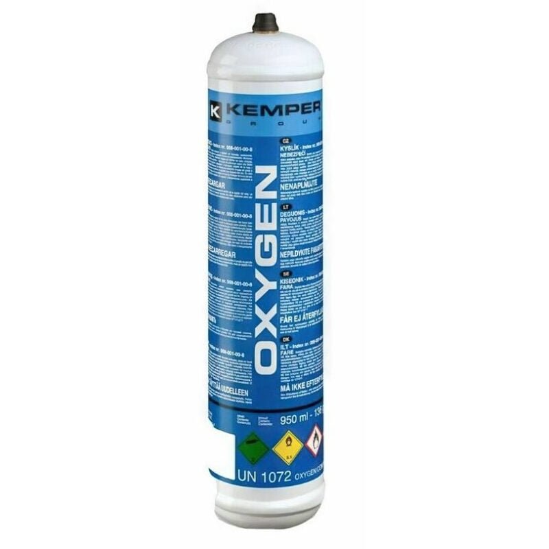 KEMPER Disposable Oxygen Cylinder 1L