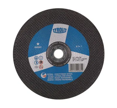 Tyrolit 115 x 6 x 22.23mm 30 Grit Aluminium Oxide Rough Grinding Disc (10 per box)