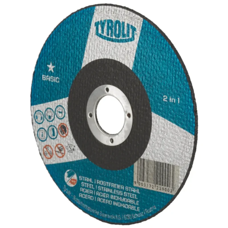 Tyrolit 178mm x 1.6mm x 22,23 Cutting Disc BASIC 2-in-1 Cut-Off Wheels (25 per box)