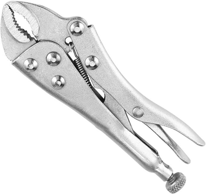 Locking Pliers Mole Grips Heavy Duty Adjustable C Type Curved Jaw Self Lock Pliers (5" 125mm)