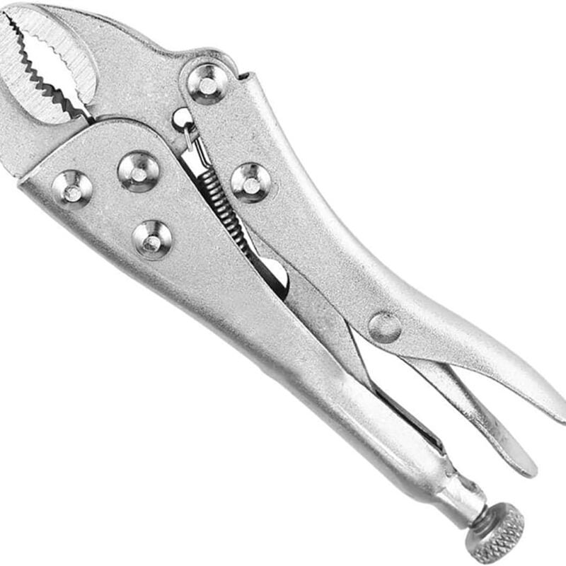 Locking Pliers Mole Grips Heavy Duty Adjustable C Type Curved Jaw Self Lock Pliers (5" 125mm)