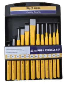 Right Lines 12PCS Chisel & Pin Punch Set