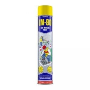 Action Can 750ml Line Marker Paint Yellow