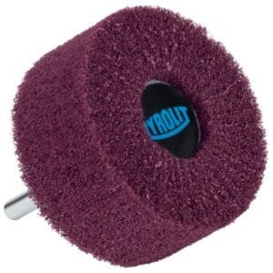 TYROLIT 52LA Coarse Fleece Flap Wheel 80x50mm – For Steel, Stainless & Non-Ferrous, Box of 10 (SKU 908862)