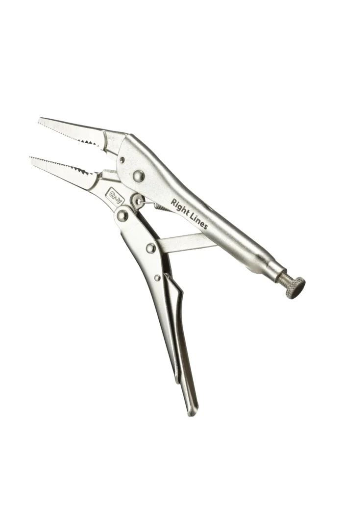 RIGHT LINES Long Nose Jaw Locking Grip Plier 9" (230mm)