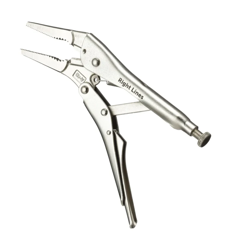 RIGHT LINES Long Nose Jaw Locking Grip Plier 9" (230mm)